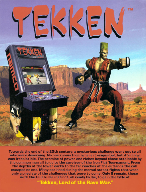 Tekken (TE1-VER.B) Game Cover